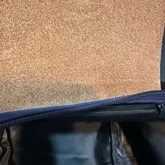 Longchamp Navy and Brown Tote Bag - Picture 7 of 16